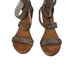 Sundance Italian leather Braided Sandals
